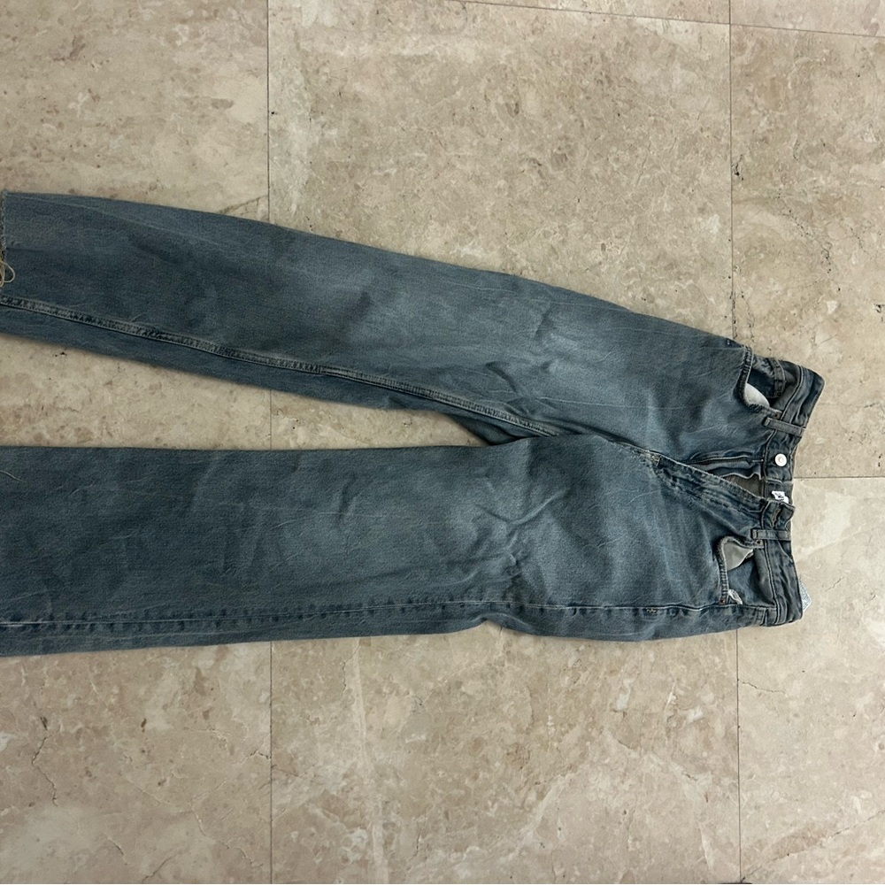 Zara Women's High Rise Gray Jeans